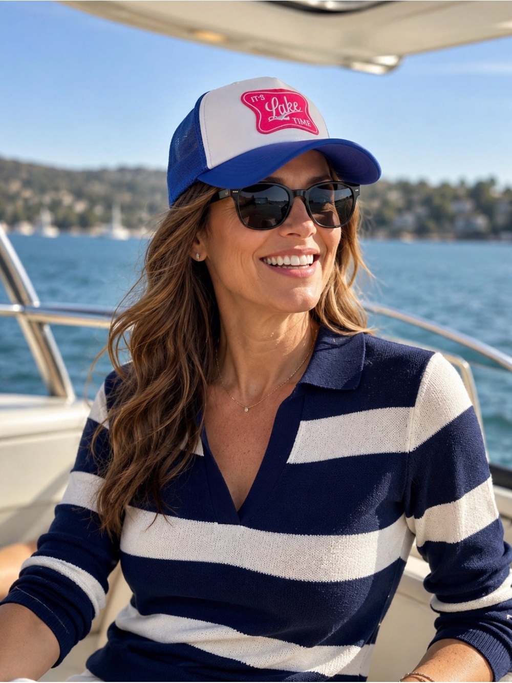 It’s Lake Time Trucker / SnapBack hat